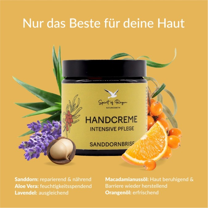 Solinotes Handcreme Mit Kirschblütenduft, 30ml – Mit Sheabutter, 97,8% Natürliche Inhaltsstoffe