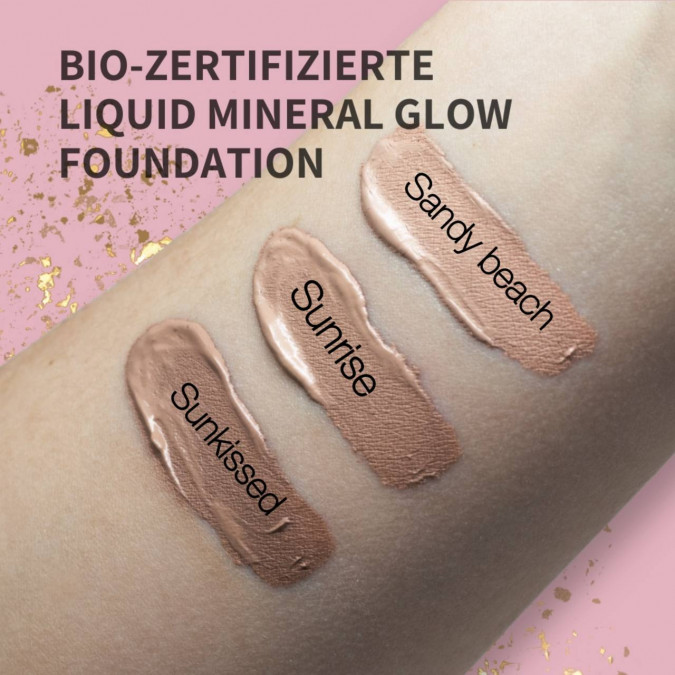 Bio Liquid Mineral Glow Foundation Sunrise von Spirit of Rügen