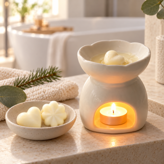 Duftmelt im natürlichen Wellnessambiente
