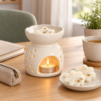 Home-office Pause mit Antistress Duft Melts